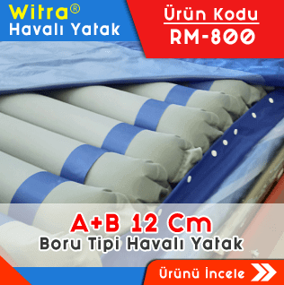 Boru tipi AB sistem 12 cm havalı yatak